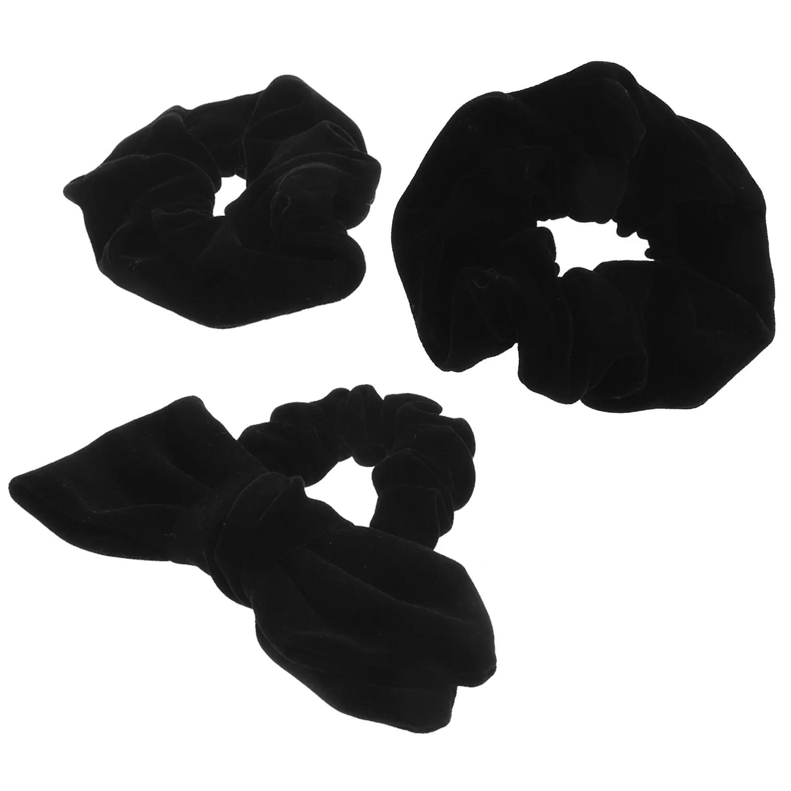 

3 Pcs Bow Tie Elegant Hair Ties Bowknot Accessories Mother Gift Rubber Band Wonderful Fashionable