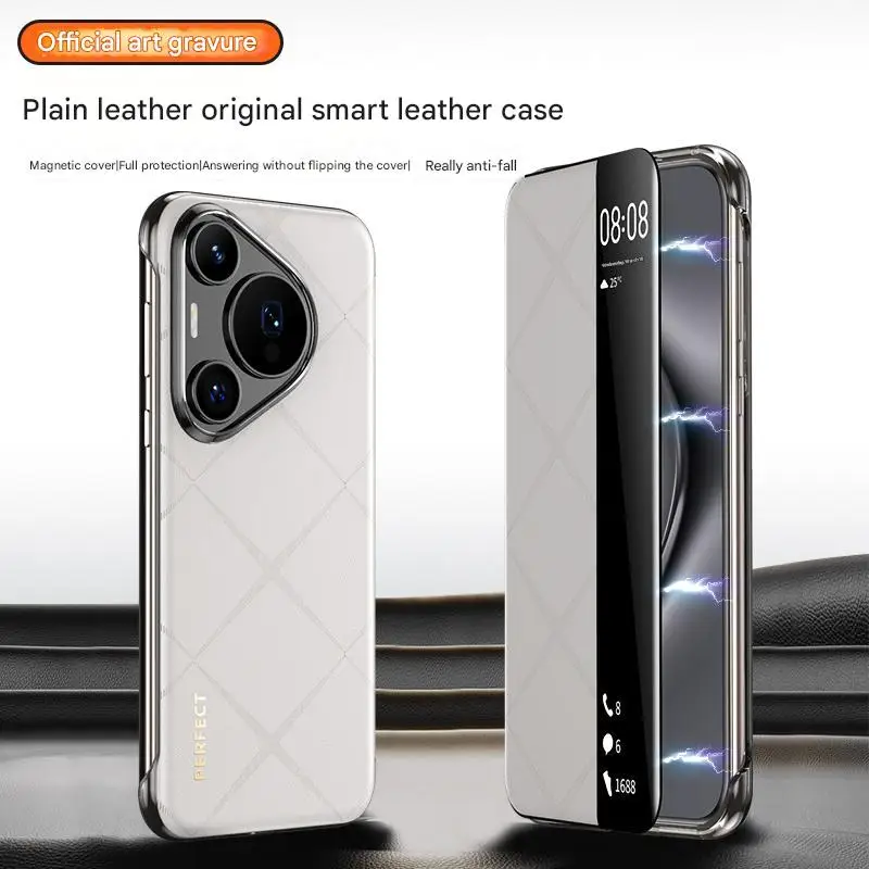 Luxury Leather Case For huawei pura 70 pro plus cover pura 70 ultra case pura 70 pro shell Fashion Skin-friendly Shockproof