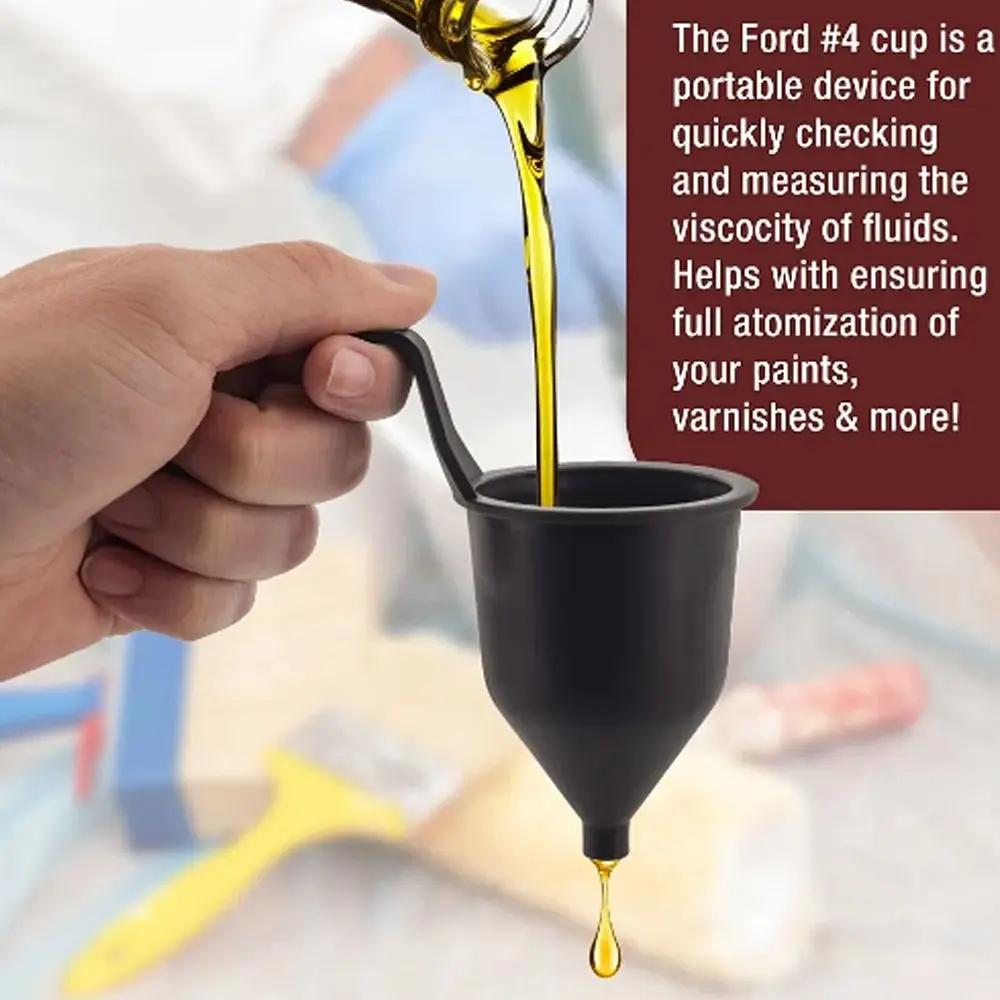 1Pc Refueling Funnels Liquid Consistency Cup Viscosity Measuring Cup Measure Paint Varnish Lacquer Inks Replace Tool