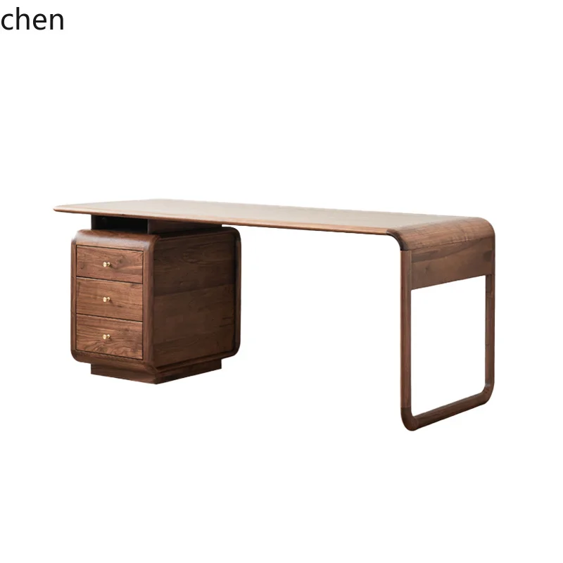 Yxy Solid Wood Desk… - image