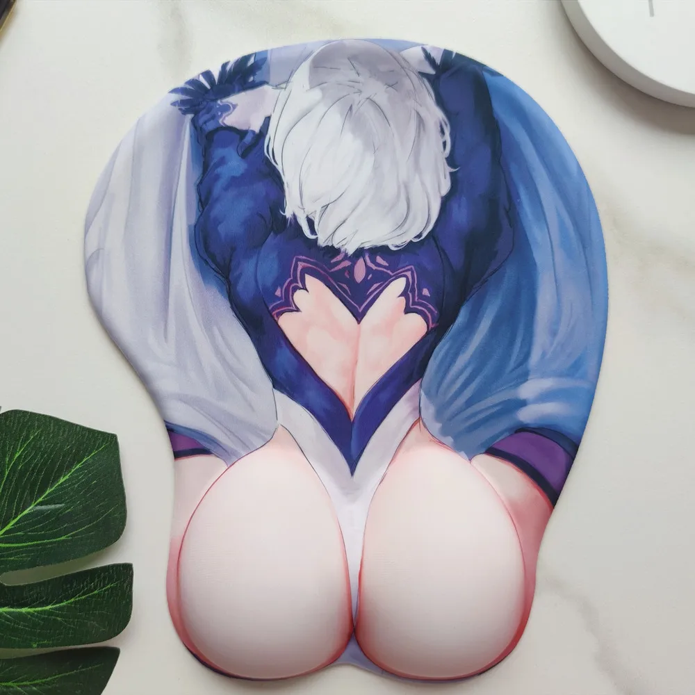 

Anime Non-slip 3D Sexy Gir Nier 2B 3D Hip Soft Mouse Pads with Wrist Rest Gaming Mousepad Mat for LOLCSGO