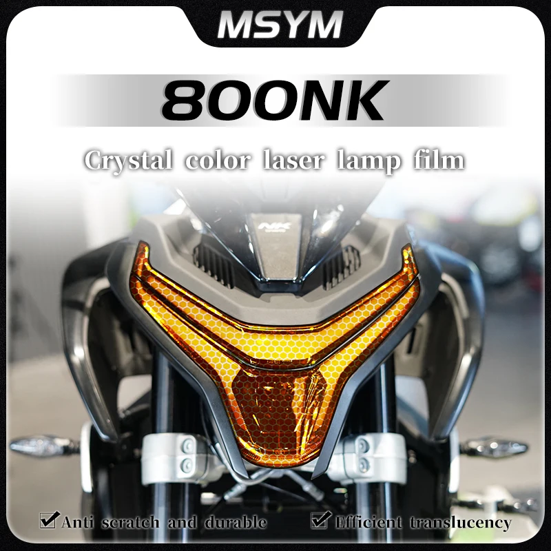 

For CFMOTO 800NK 800 NK NK800 800nk Headlight film honeycomb laser protective film transparent protective sticker accessories