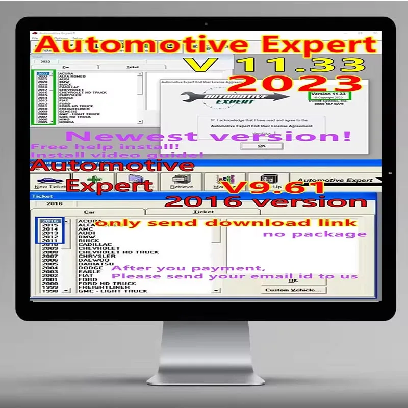 

Automotive Expert V11.33 & V9.61 Diagnostic Management Software with TIME Unexpire Patch Crack Installation Video Included