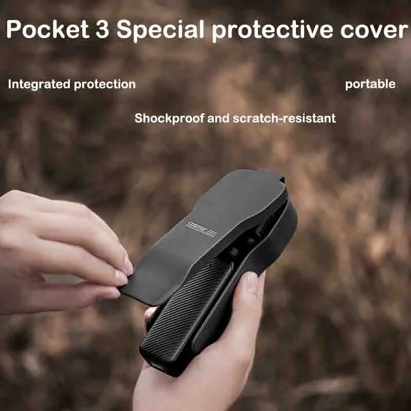 ل DJI Osmo Pocket 3 حافظة واقية عدسة الكاميرا واقي للشاشة مضاد للسقوط غطاء الوجه ملحقات حافظة الإفراج السريع #4