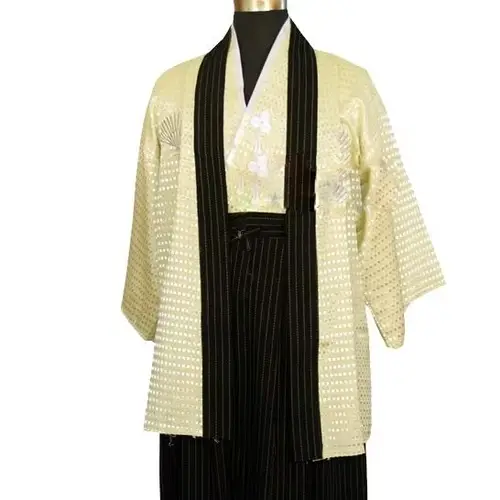 Vintage Japones Kimono hombre vestido tradicional japonés masculino Yukata trajes de baile escenario Hombres hombres ropa samurái