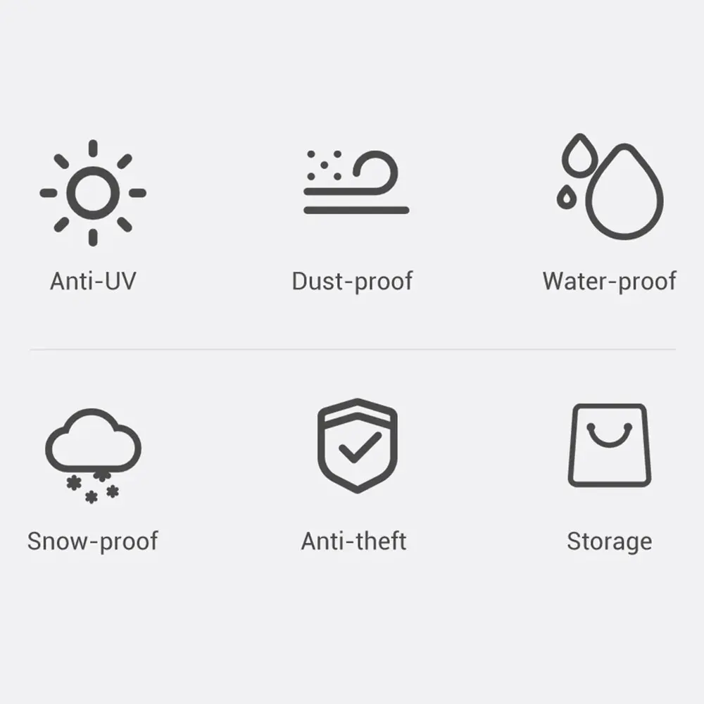 Waterproof Biker Cover Motorcycle Cover Motorbike Moto Scooter Cover UV Protector Dustproof Motorcycle Raincoat Black M-4XL