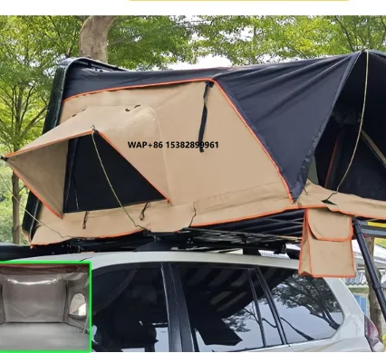 Hard Shell Roof Top Tent for SUV Car Camping Waterproof Foldable Pop up with Ladder All Season Vehicle Roof Tent