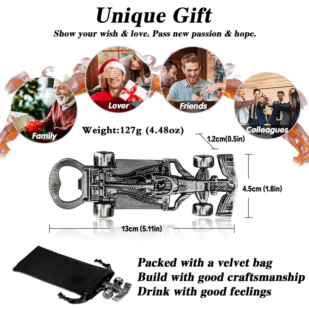 Unique Racing Car Gift Bottle Openers Party Bar Wedding Beer Bottle Opener