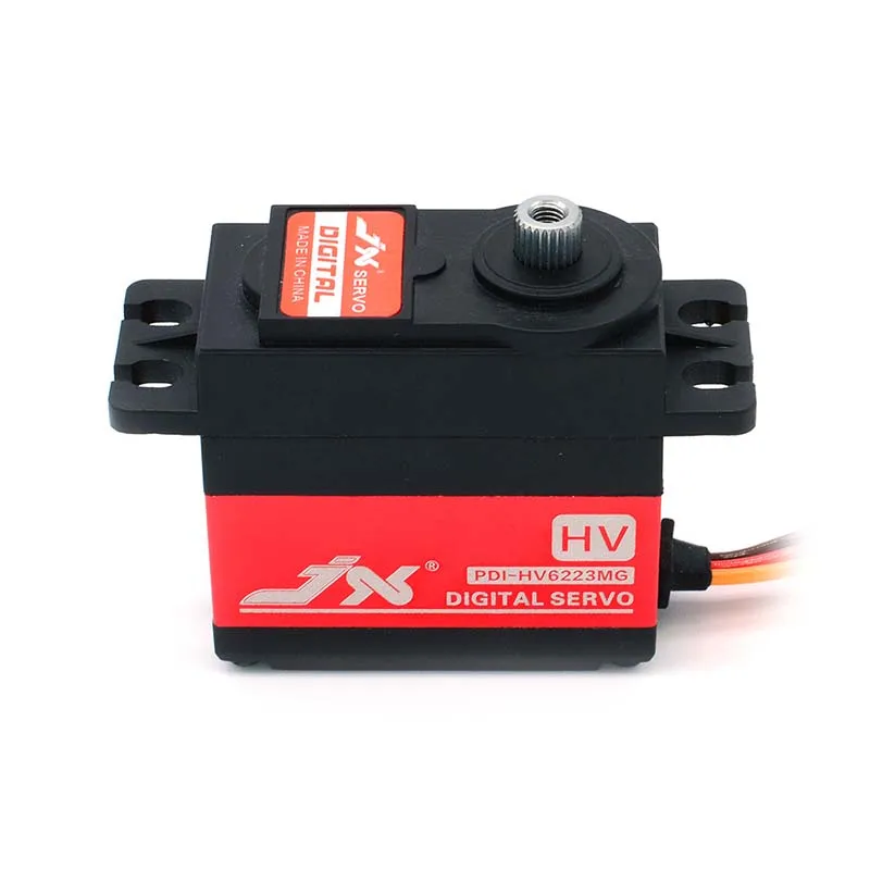 5PCS JX PDI-HV6223MG Metal Tooth Aluminum Middle Shell 62 Grams 23 Kilograms High-Pressure Standard Digital Servo