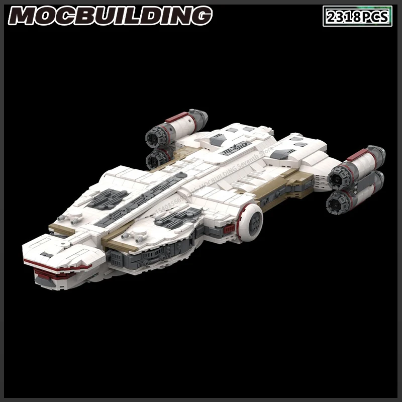 Space Movie Model MOC Buildding Blocks Transport Battle Ship DIY Assembly Bricks Creative Ideas Toys Collection Display Gifts