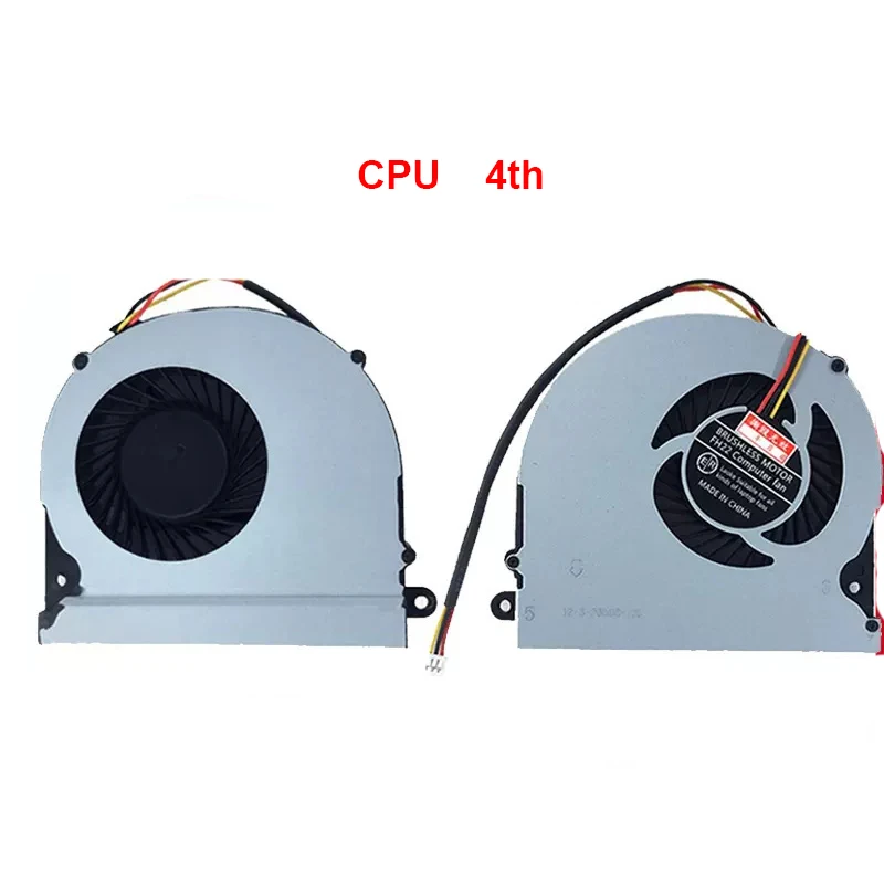 New Laptop Cooler CPU GPU Cooling Fan For CLEVO P670RS P650RE P670HS P651 P65R03 T5 P651RG