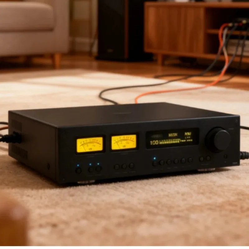 Black CMD29 Dual AK4499EX Enthusiasts DSD Balanced Audio Decoder DAC with Double VU Meter