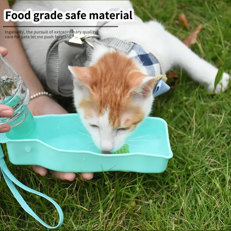 EBES 250ml 500ml Foldable Plastic Pet Dog Water Bottle For Dogs Cats Travel Puppy Drinking Bowl Cup Outdoor Pets Water Feeder