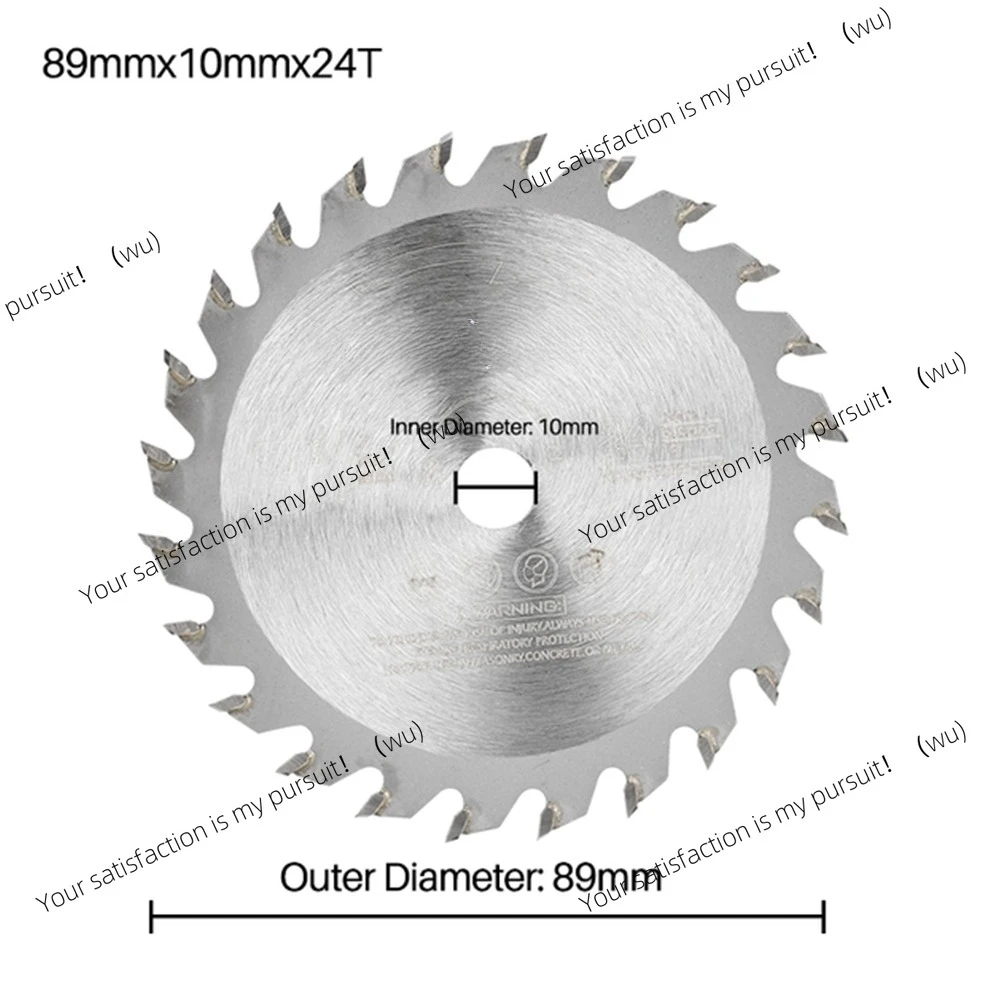 Circular Saw Blade Accessories TCT Saw Disc Woodworking Soft 10mm 24T 32T 89/115mm Carbide Head
