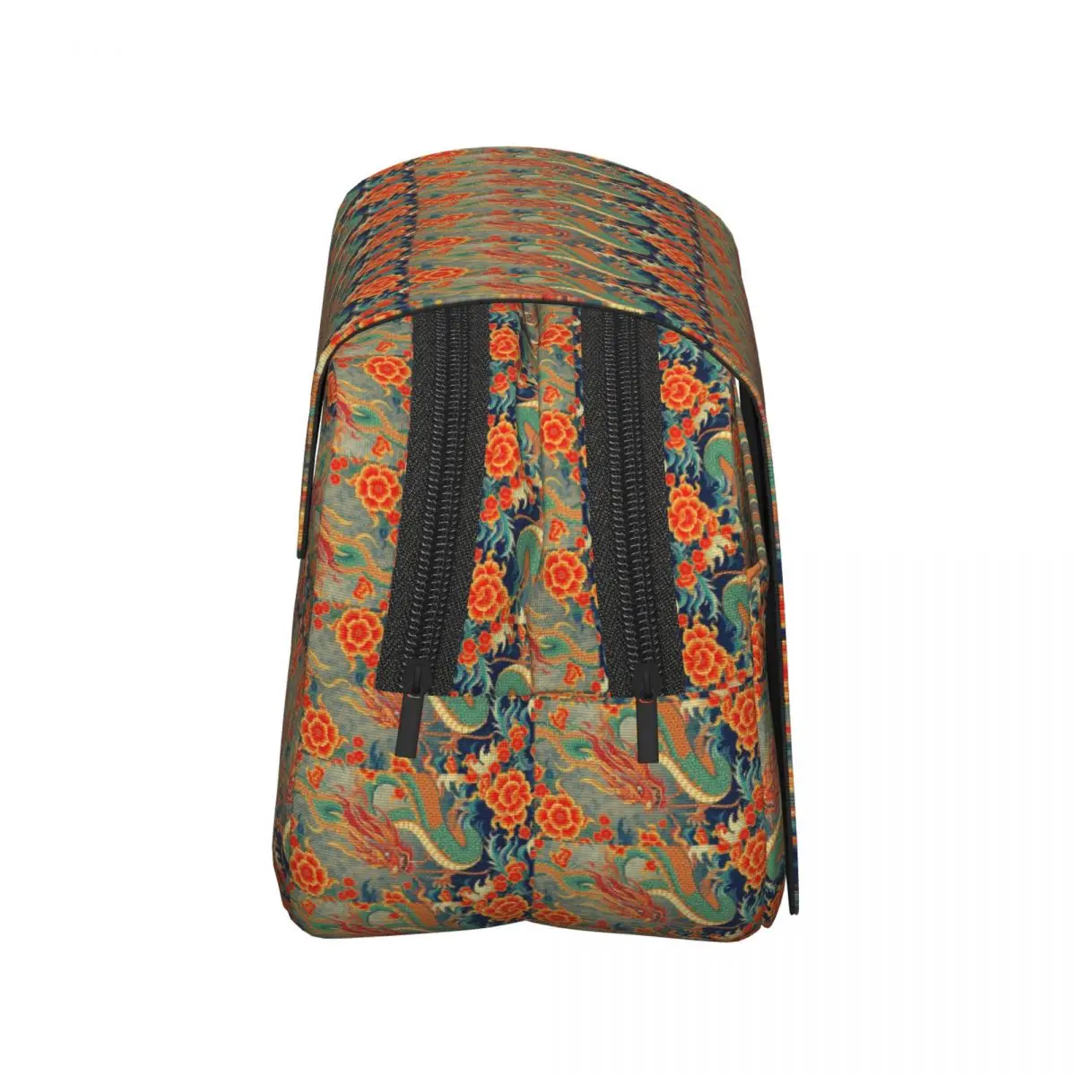 Chinese Dragon Asian Oriental Style Art Pencil Case Pencil Pouch Hard Shell Leather Big Capacity Pen Box Pencil Bag School