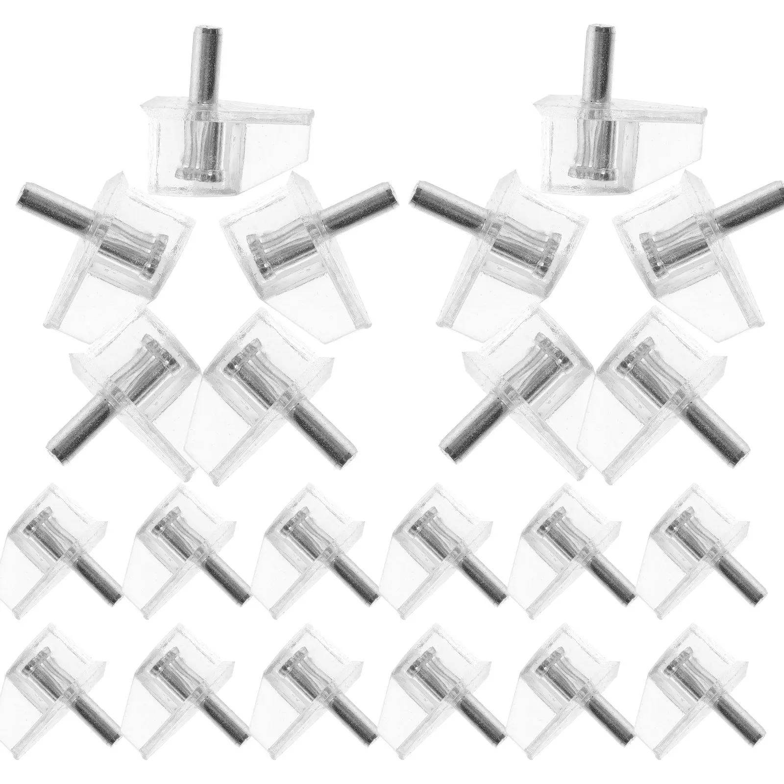 100Pcs Shelf Support Pegs Universal Fit Smooth Finish Rust Resistant Stable Shelf Peg for Cupboard Bookcase Pantry Closet