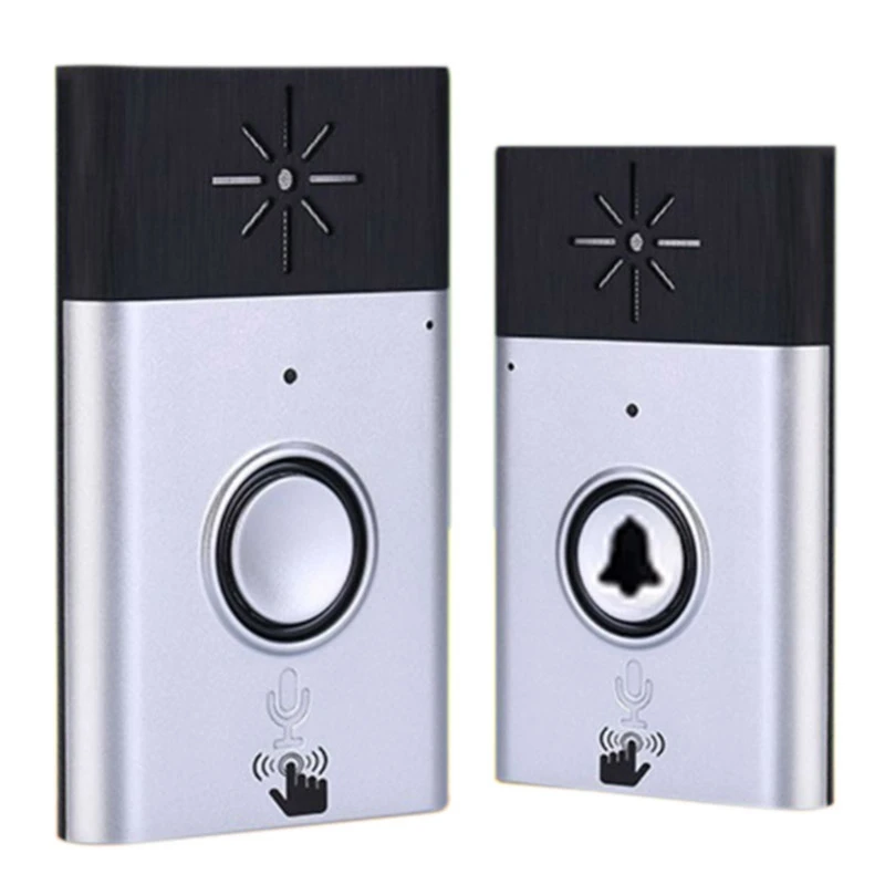 

Smart Call Doorbell with Loud Voice, Clear Intercom 1 with 1 Wireless Voice Intercom Doorbell