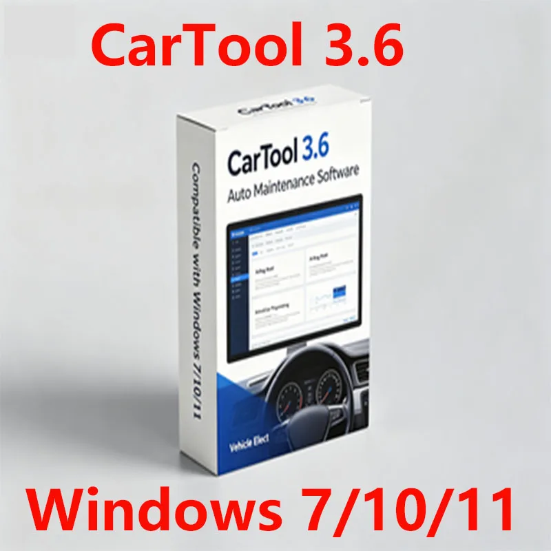 

CarTool 3.6 Auto Maintenance Software Airbag Reset & Immobilizer Programming Compatible with Windows 7/10/11 for Vehicle Electro