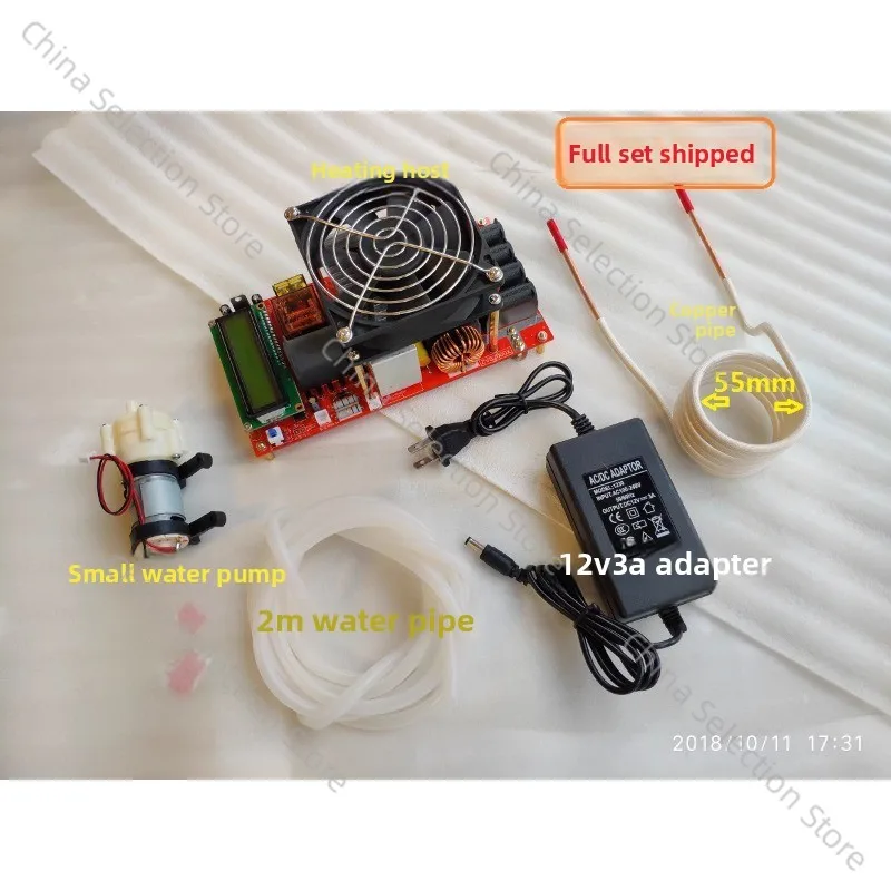 

2000W high power ZVS high frequency induction heating machine, quenching, heating, smelting, DC welding machine power supply