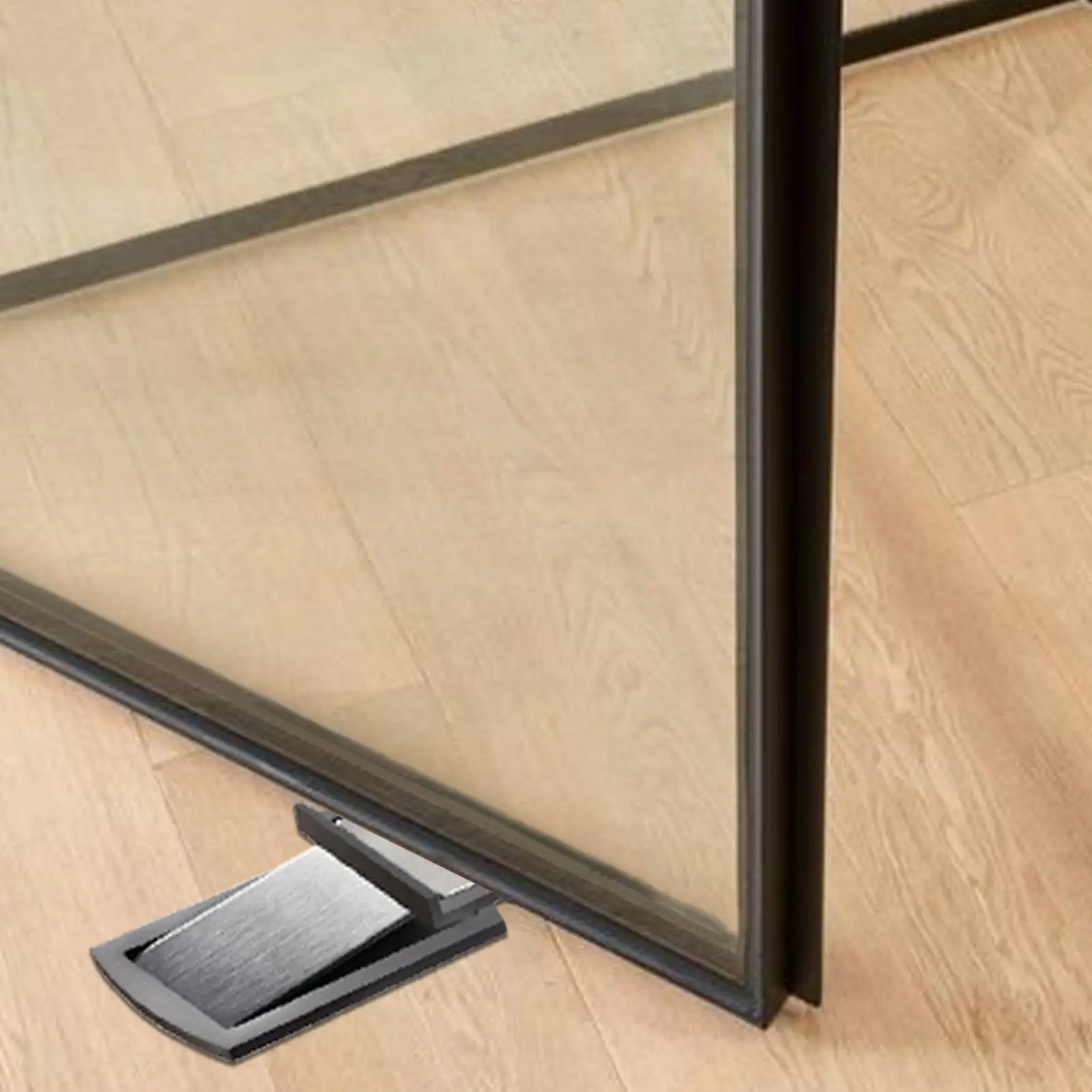 

Магнитный дверной стопор, бесшумный клин из нержавеющей стали, ультратонкие магнитные стопоры для нижней части двери, для домашнего магазина, работы на полу