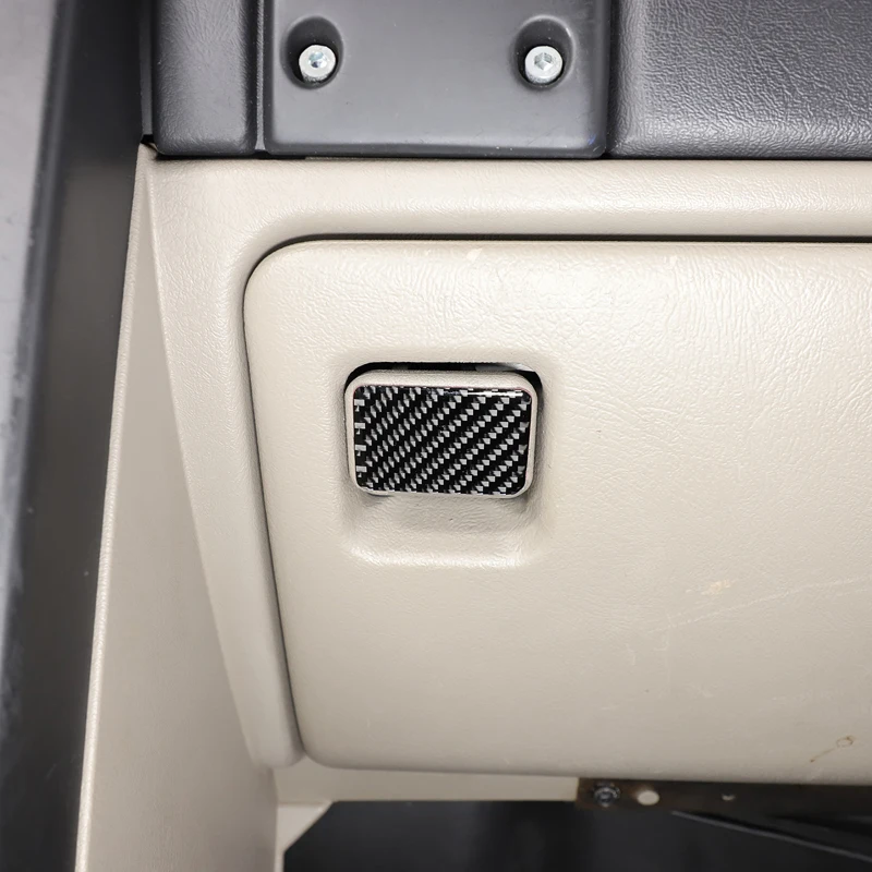 

For Hummer H2 2003-2007 Soft Carbon Fiber Car Passenger Grocery Box Switch Decoration Sticker Interior Car Accessories