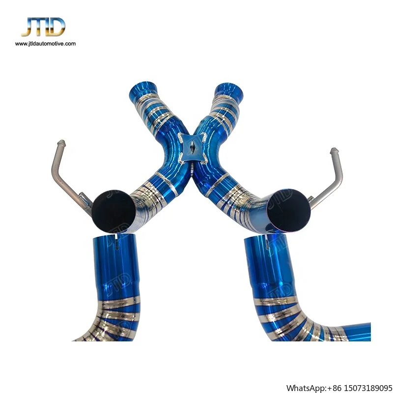 

JTLD High Performance Catback Titanium Exhaust System for 540C 570S 570GT 3.8T 600Lt 2015-2019 Straight Pipe Exhaust