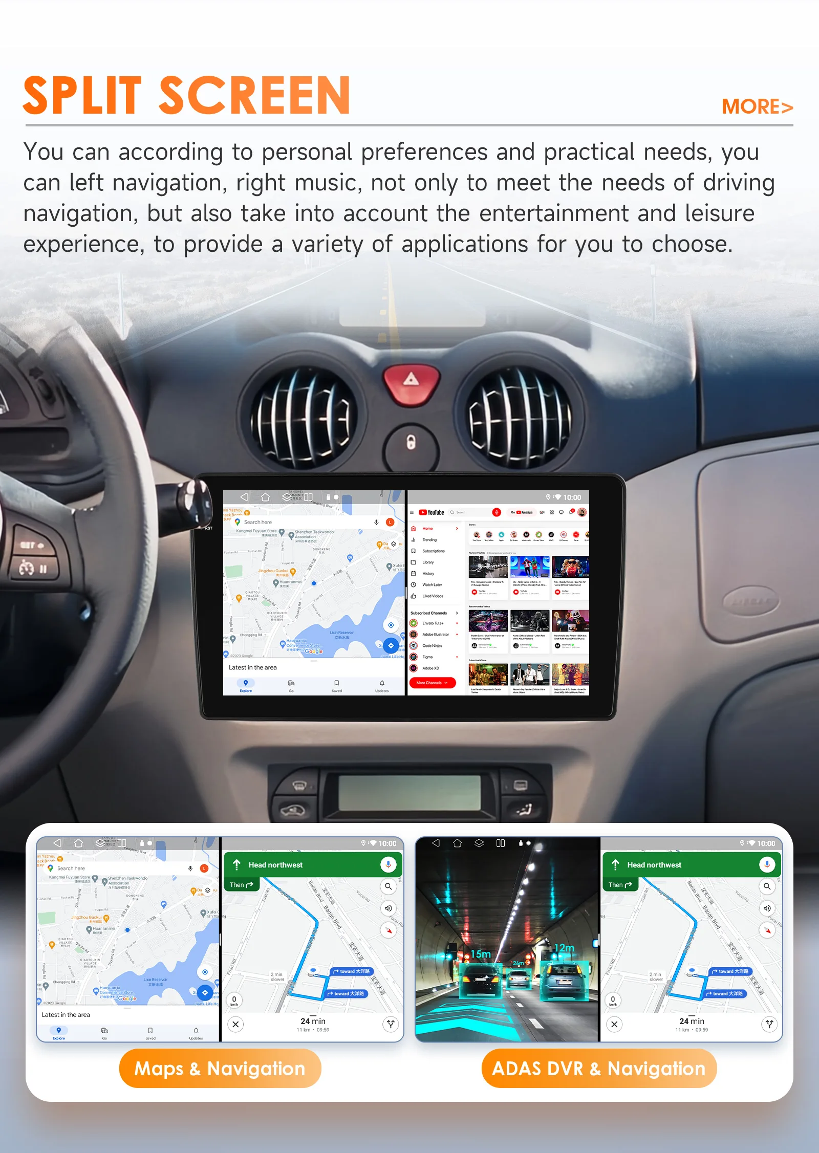 Hizpo Android 14 Auto-Multimedia-Player für Citroen C2 C3 2001 2002 2003–2010 AI Carplay GPS 4G DSP von Qualcomm Snapdragon 6115 – Detail 39