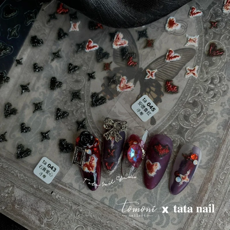 Tata Cooperation Relief nail stickers Paper Japanese Sticker Plaster Love