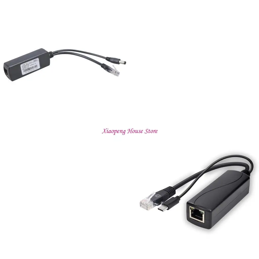 

POE Splitter от 48 В до 5 В USB Тип C Питание за кабель адаптера Ethernet 77JC
