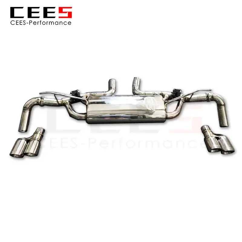 CEES Catback Exhaust for PORSCHE Cayenne 957 3.6 4.8 2007-2010 Performance Exhaust Valve Control Stainless Steel Exhaust System