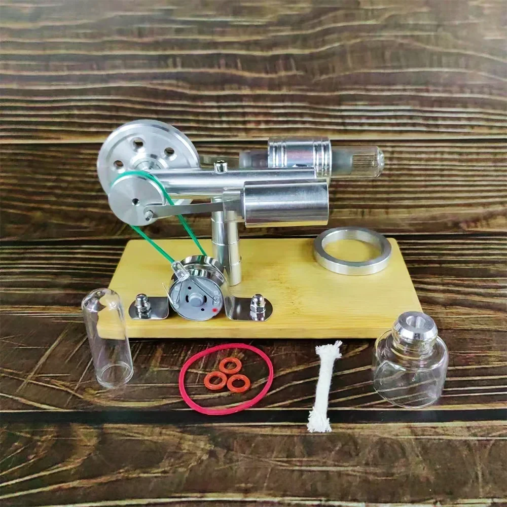 Motor Stirling, motor de vapor de combustión externa, generador de modelo, motor de alta potencia, juguete de experimento científico