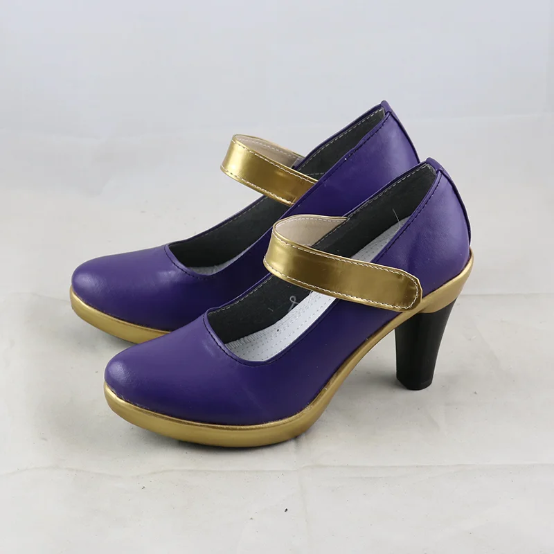 LOL KDA Ahri Evelynn Kaisa Akali Cosplay Shoes Boots Halloween Party Custom Made High Heel Shoes view 5