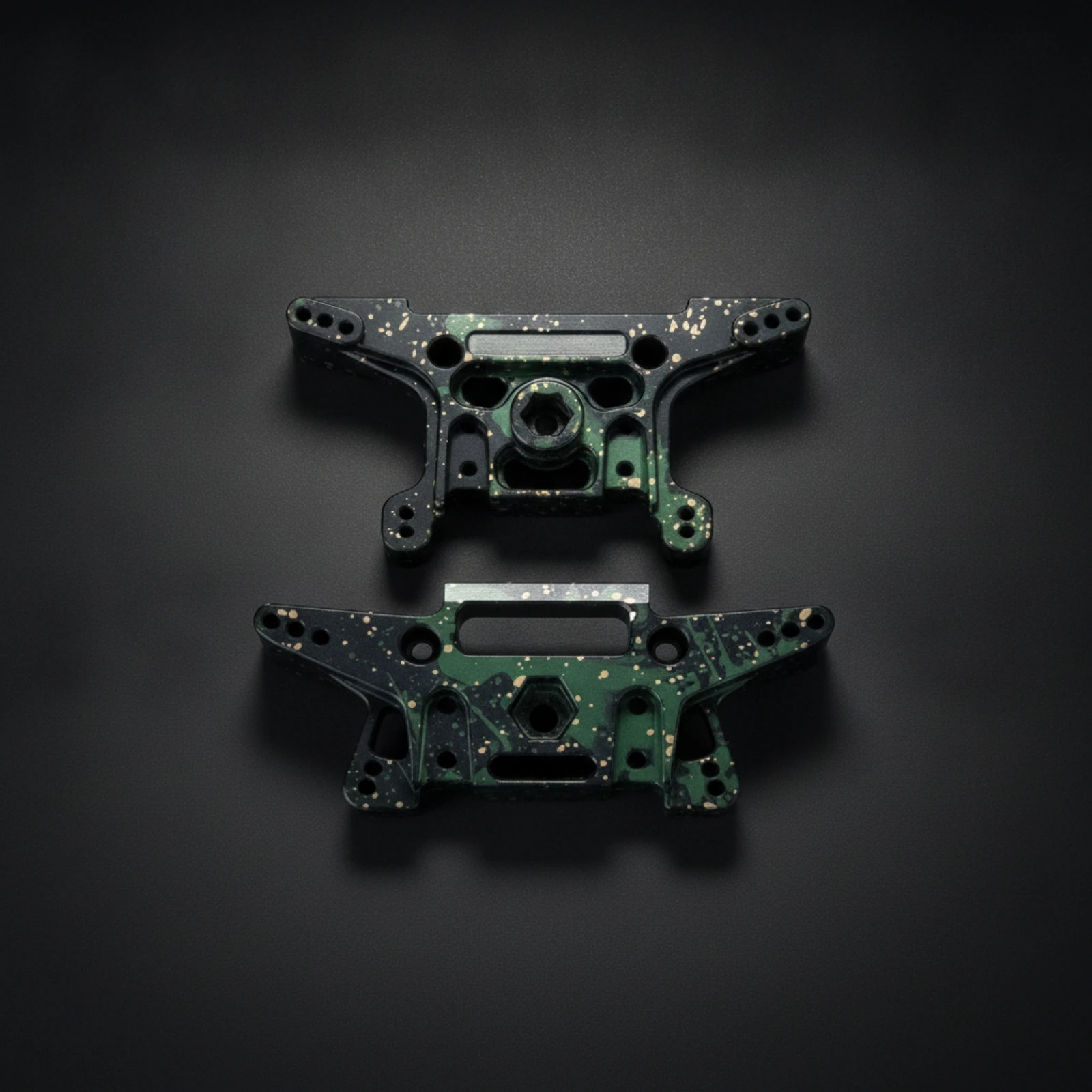 2 Pieces Shock Absorber Brackets Exact Fit Front and Rear Shock Mounts Damping Mounts Lightweight for Hobby Builders