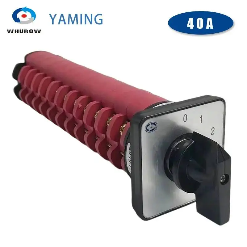 

40A Rotary Cam Switch KDHC-40/12 Changeover Universal 0-3 Position 12 Pole For Welding Machine Manufacturer