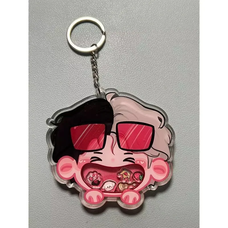 

Jackson Wang, a big mouth rocking fun pendant around, a fun schoolbag and backpack pendant, as a gift for best friends