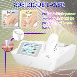 Portable Diode Laser High-Power Freezing Point Painless Permanent Hair Removal, Skin Rejuvenation And Whitening Salon Machine