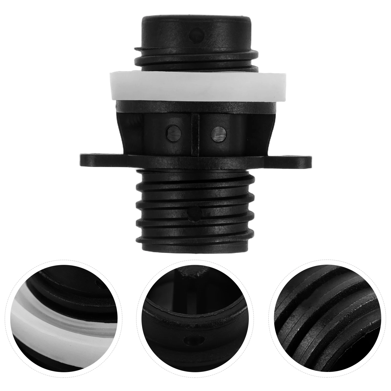 

2Pcs Air Pump Adapter for Inflatable Boats Kayak Valve Connector Compact Portable Pump Accessory for Surfboard Paddleboard