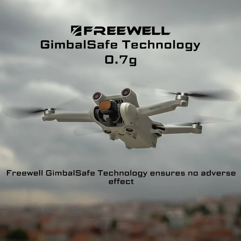 Freewell profesjonalny dron 6 sztuk/zestaw ND filtry dla DJI Mini 3/Mini 3 Pro ND4/8/16/32/64/ND1000 drony akcesoria filtracyjne