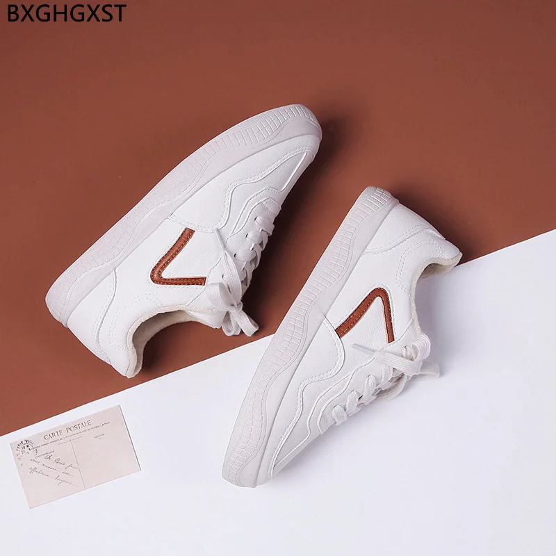 Vulcanize Shoes Woman Skateboard Leather Casual Shoes Women Sneakers Women Luxury Designer Running Shoes for Women 2024 Sapatos