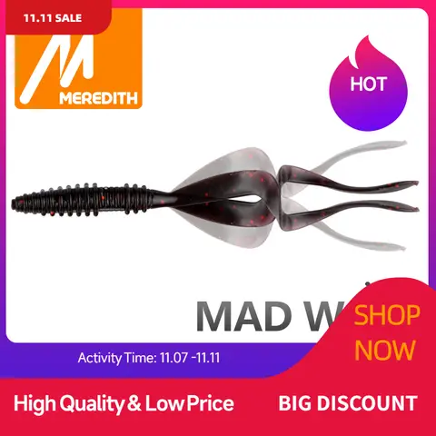Mad Wag Soft Fishing Lures 50mm 75mm MEREDITH