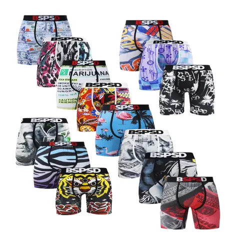 Sexy Men Underwear Boxers 1Pcs Breathable Swimming Man Underpants Plus Size Mens Boxershort Men's Panties Boxer Briefs Trunks