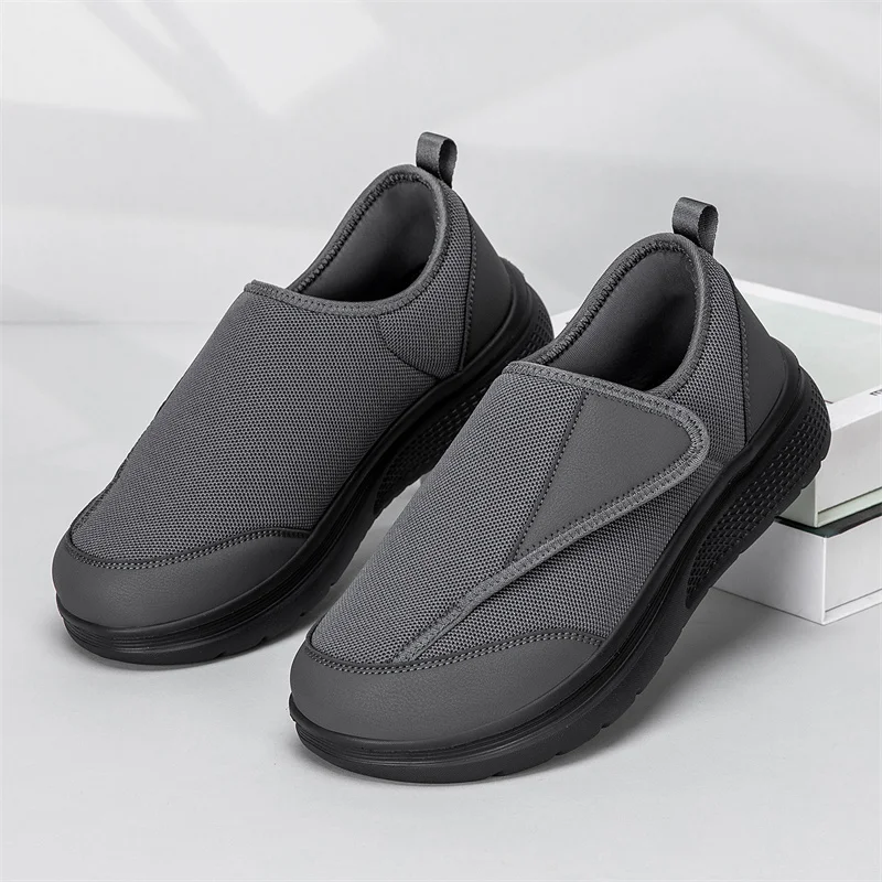 New Wide Toe Men Barefoot Shoes Orthopedics Wide Feet Swollen Shoes Comfortable Diabetic Shoes Walking Shoes Men's Shoes
