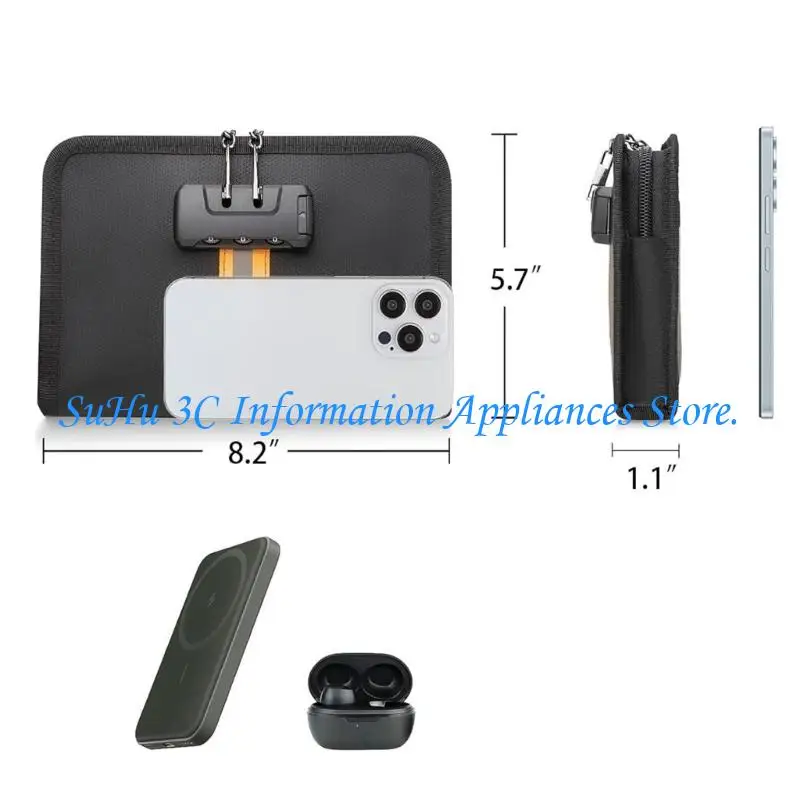  Securable Nonflammable Wallet Including Impermeable Seal And Card Openings For Secure Storage Of Currency And Identification