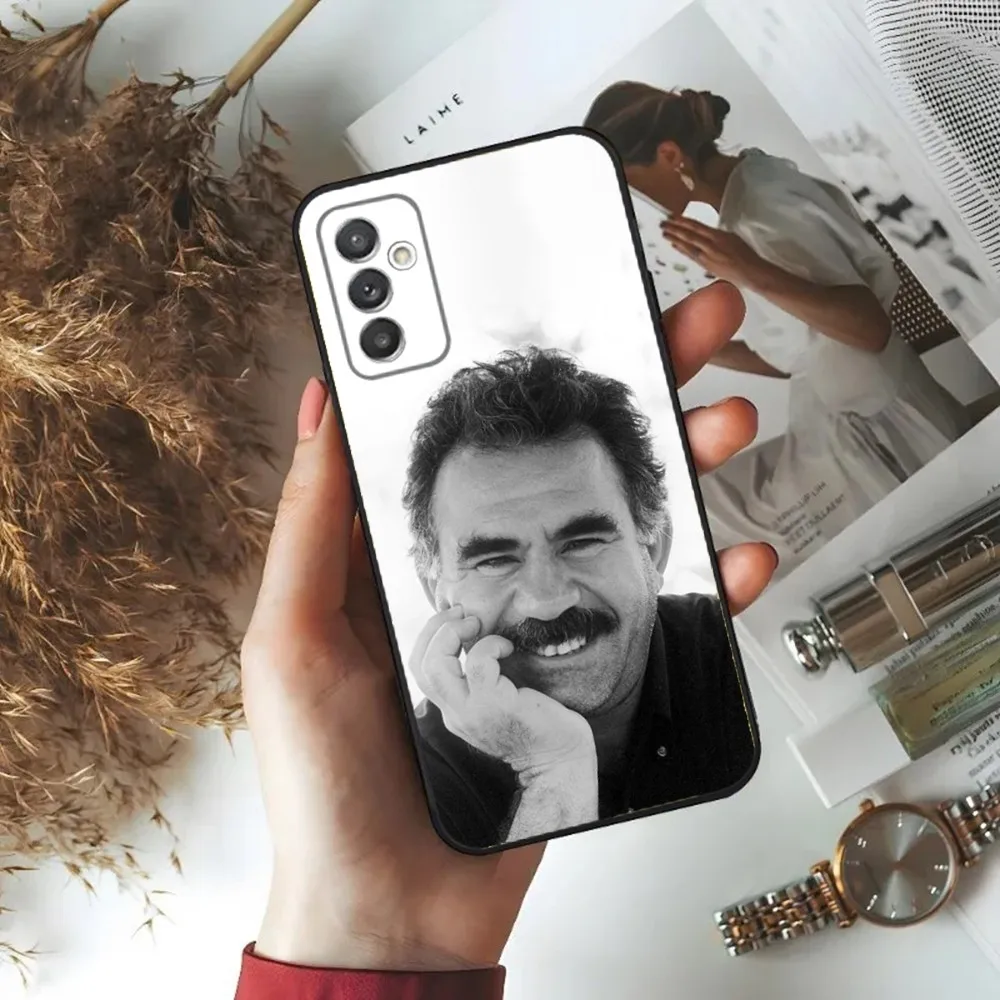 Abdullah Ocalan Apo Phone Case For Samsung S24,23,22,30,21,10,9,Ultra,Plus,Lite,FE,5G Black Soft Case