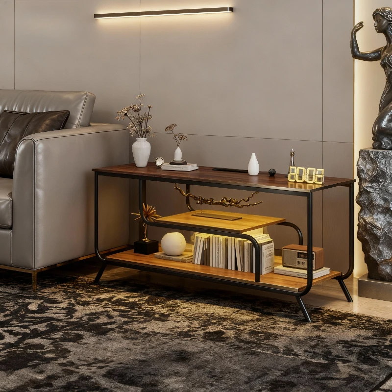 Mueble Tv Lowboard Tv غرفة المعيشة منتصف القرن الأثاث الحديث لطاولة التلفزيون الركيزة أثاث المنزل رخيصة غرف الجلوس