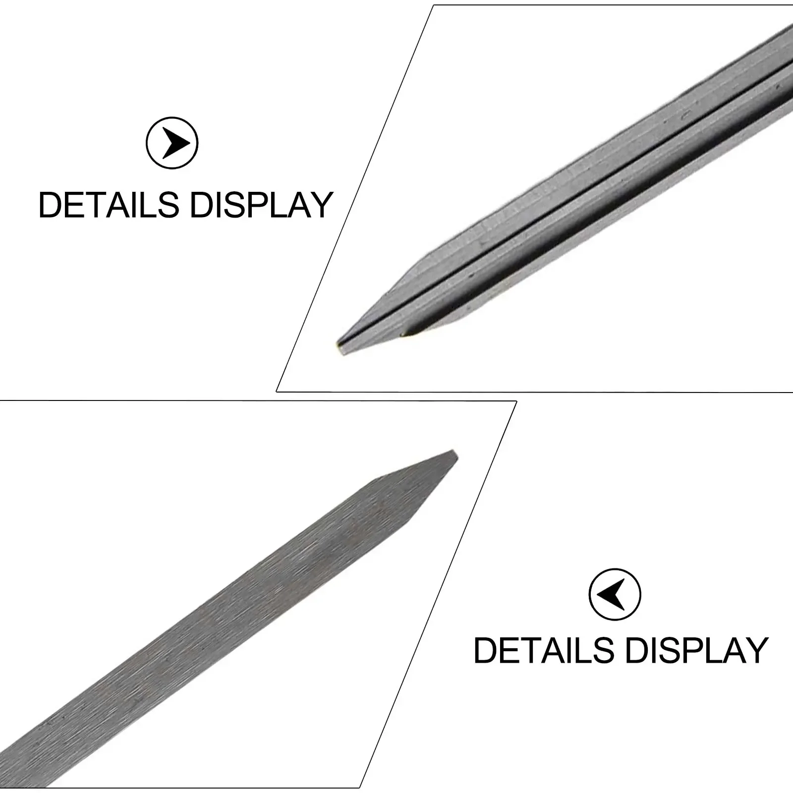 Driver accessorio per chiodatrice per chiodatrici Corpo 0,235" Materiale di alta qualità Lunghezza totale 4,4" Numero parte 345702-4