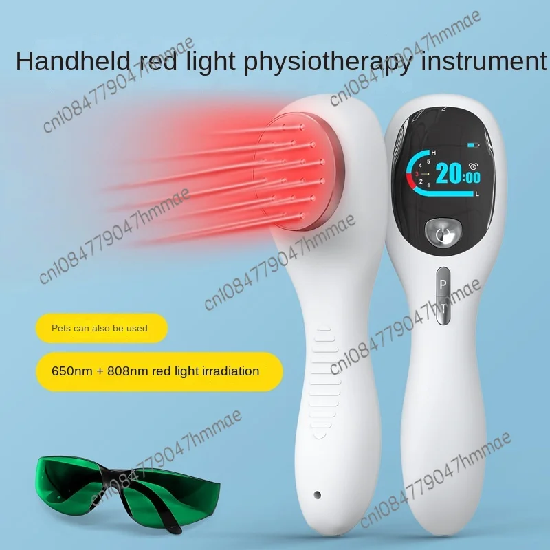 Semiconductor Red Light Rechargeable Infrared Pet Physiotherapy Instrument 14 650Nm 4 808nm