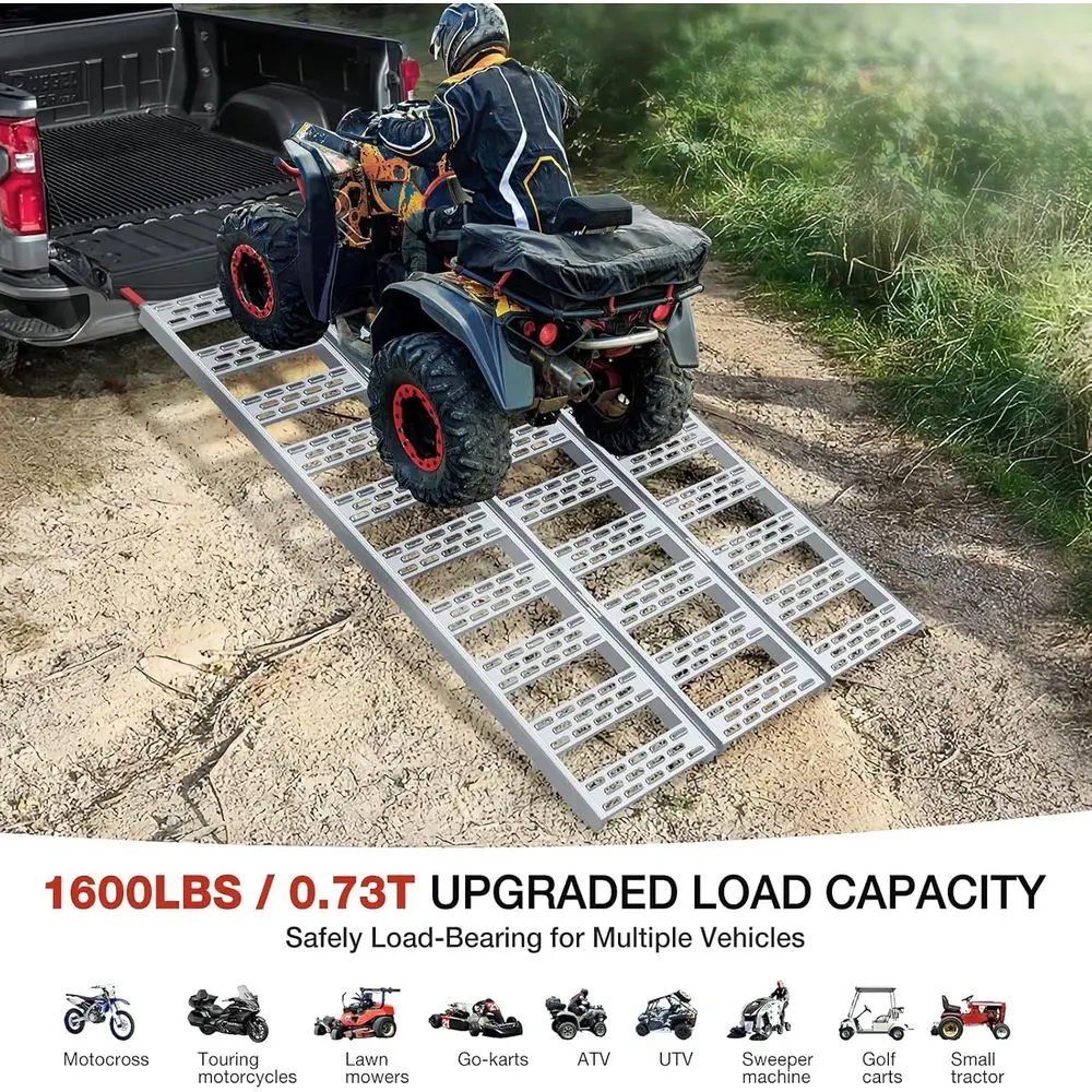 1600Lb Capacity Loading System for Pickup Trucks, Trailers, ATVs, and More