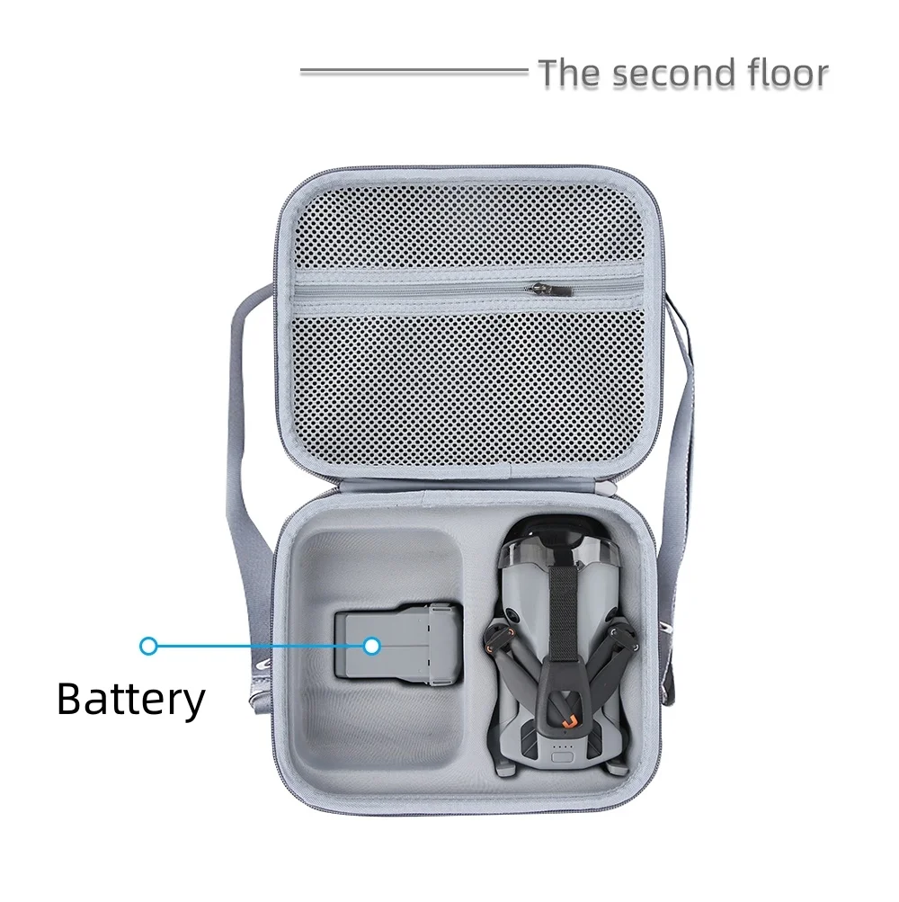 صندوق تخزين لحقيبة تخزين DJI MINI 5 PRO حقيبة تخزين PU مضادة للضغط ومضادة للصدمات #2