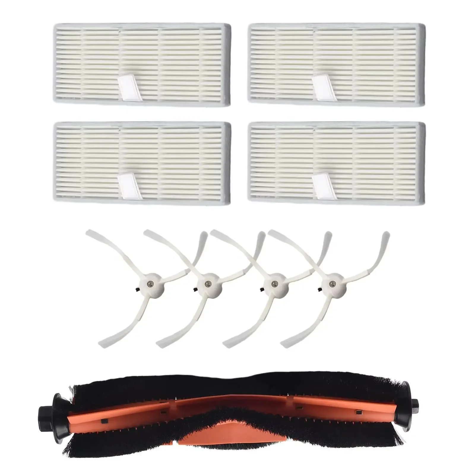 Voor Lydsto R1 / R1A / R1 Pro / S1 Robotstofzuiger Hoofd- en zijborstelfilters Stofzuigeraccessoires om te vervangen